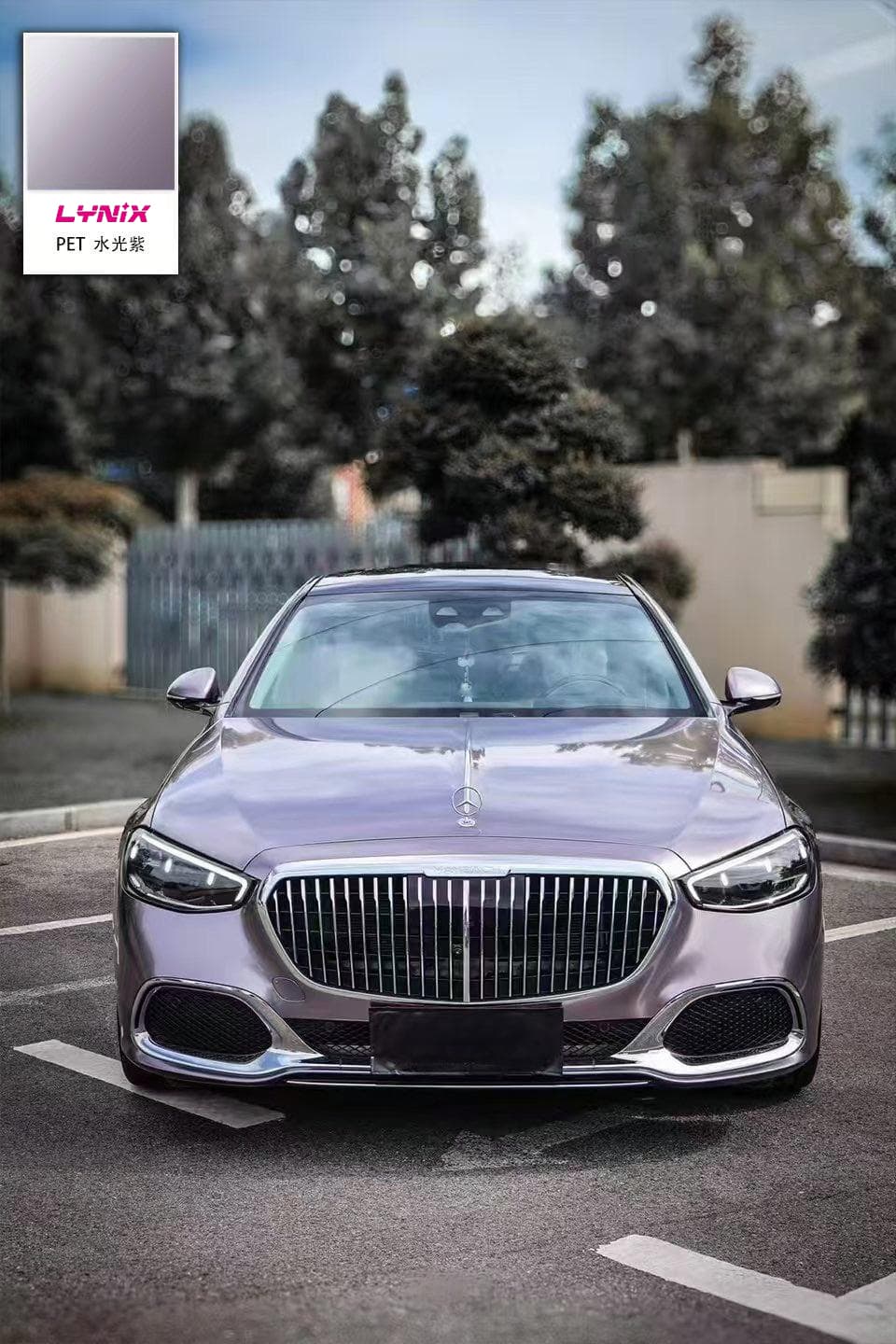 迈巴赫S480|PET水光紫|改色膜