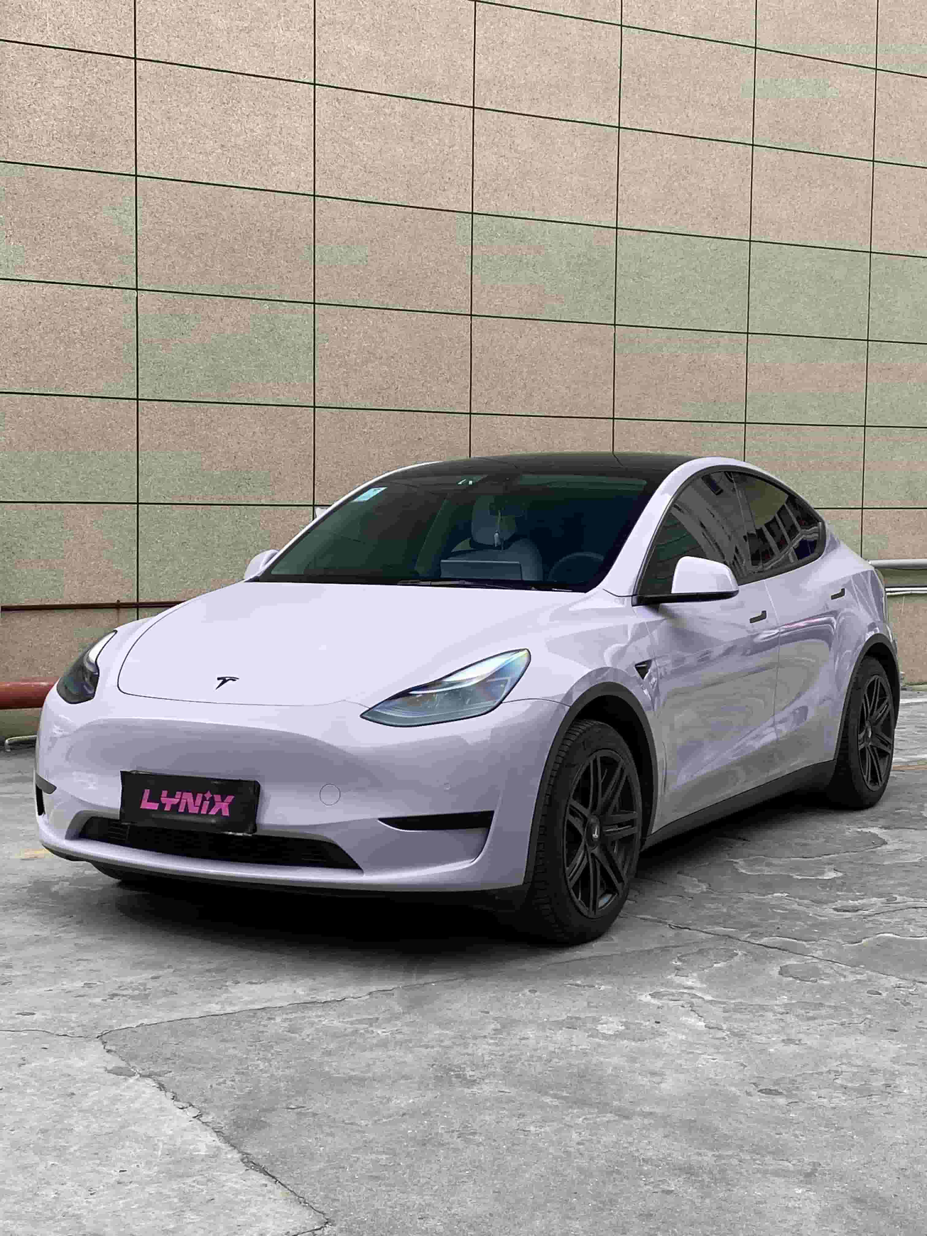 特斯拉modelY|PET迷雾灰紫|改色膜