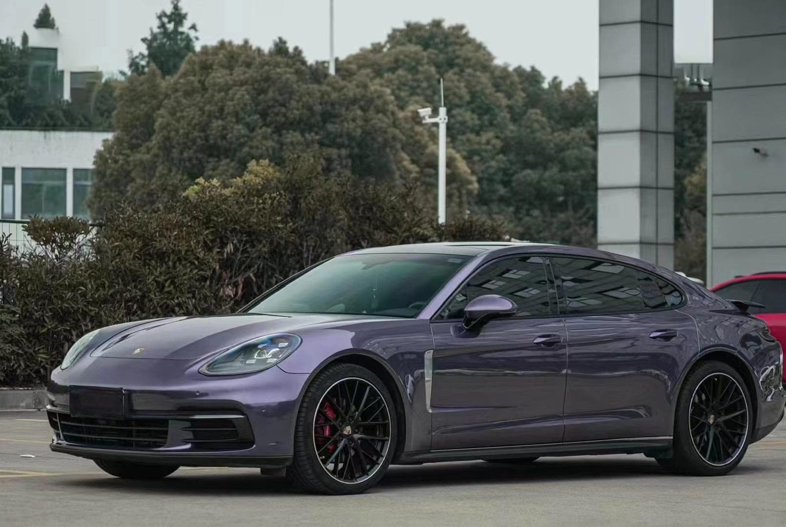 保时捷帕拉梅拉|PET灰紫罗兰|改色膜